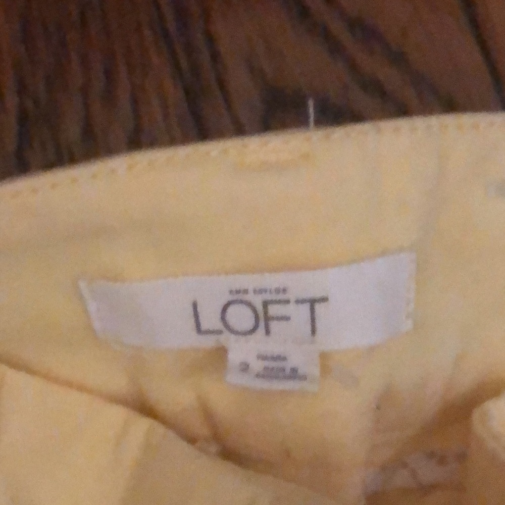 Cropped twill pant. - Picture 2 of 2